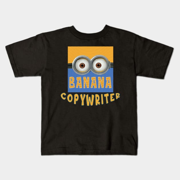 DESPICABLE MINION AMERICA COPYWRITER Kids T-Shirt by LuckYA